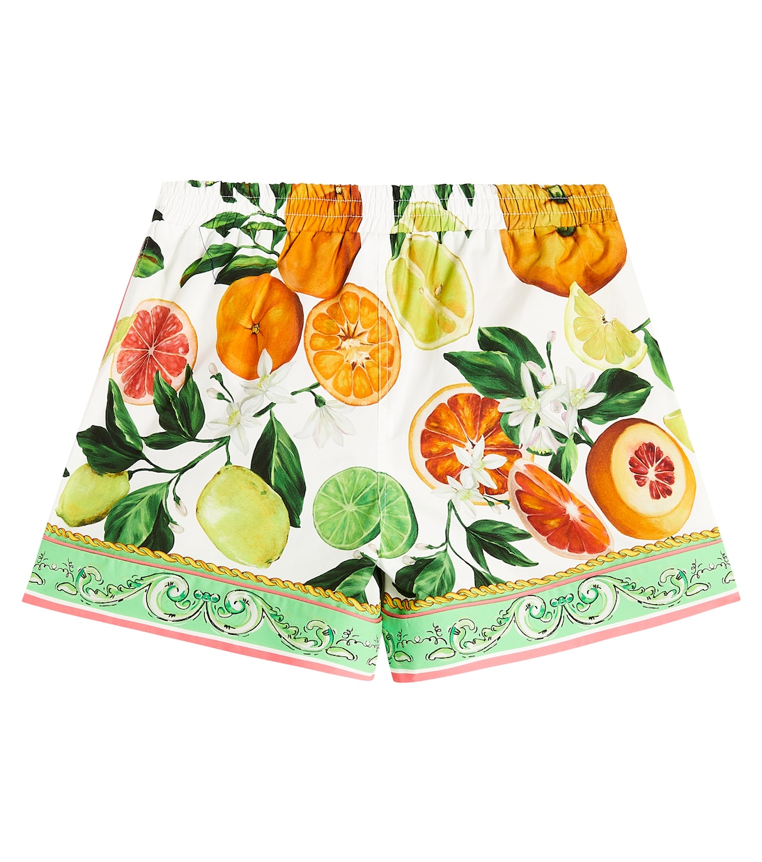 Printed cotton shorts | Dolce&Gabbana Kids