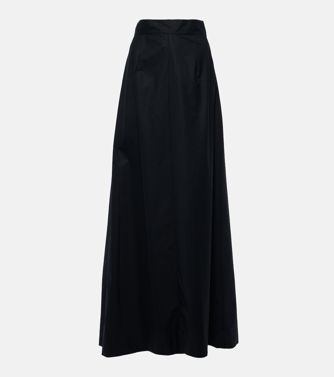 Mid-rise cotton maxi skirt  | Plan C