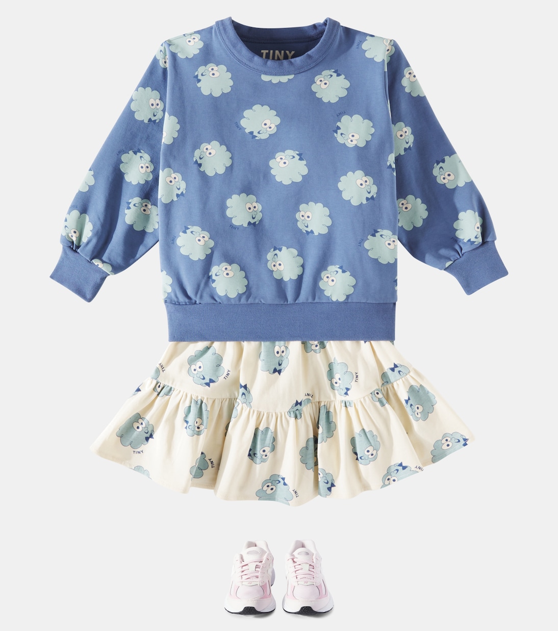 Guest printed cotton-blend sweatshirt | Tinycottons