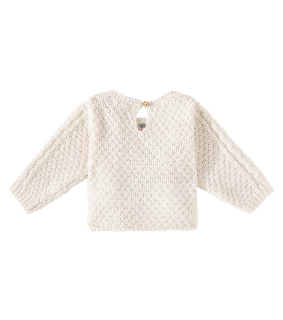 Vinia cable-knit embroidered sweater | Louise Misha