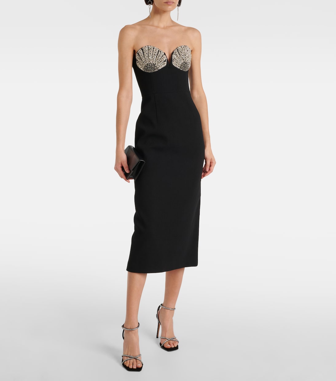 Robe midi Cordelia à ornements | Rebecca Vallance