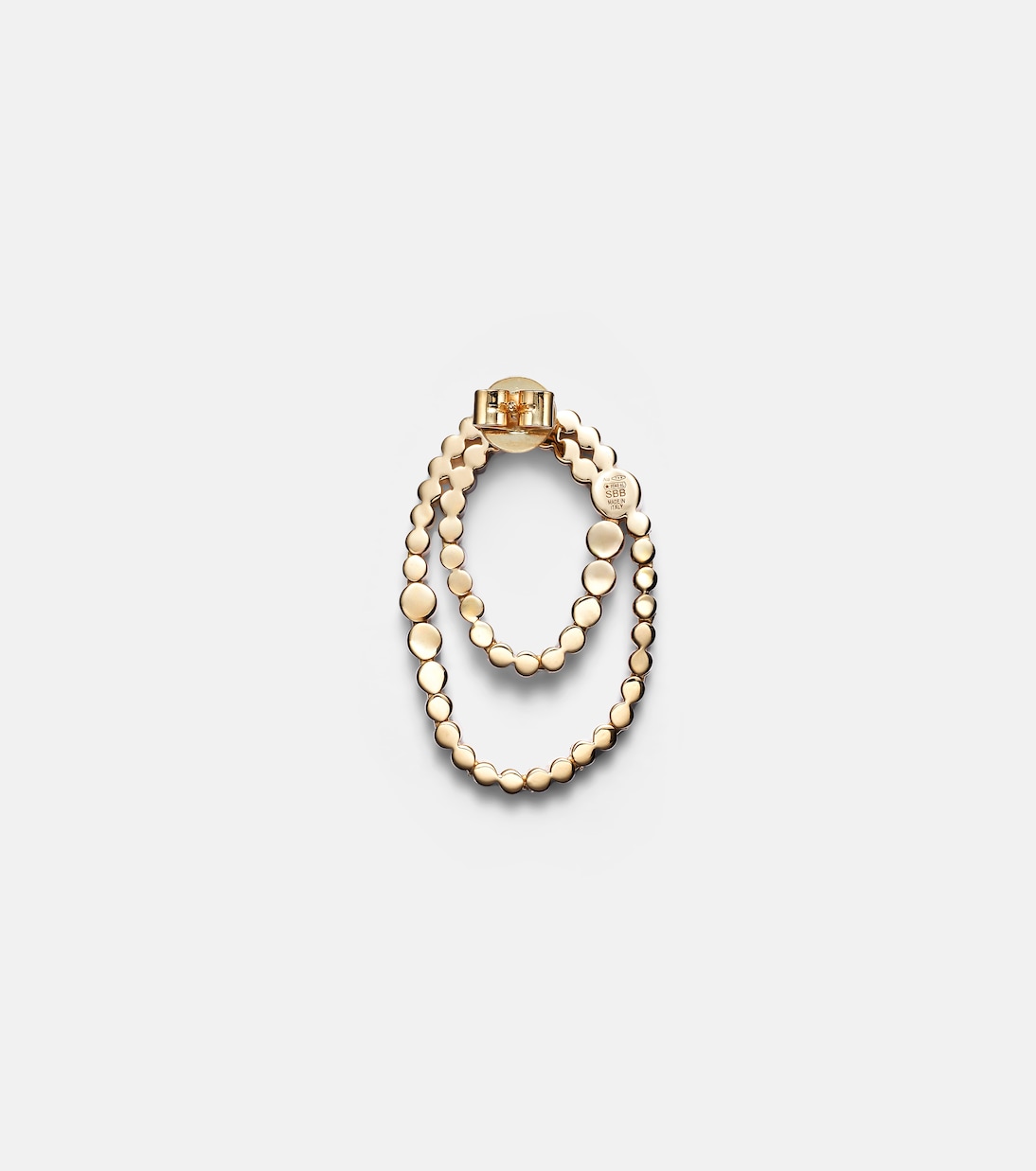 Boucle d'oreille unique Embrassée de Diamant en or 18 ct et diamants | Sophie Bille Brahe