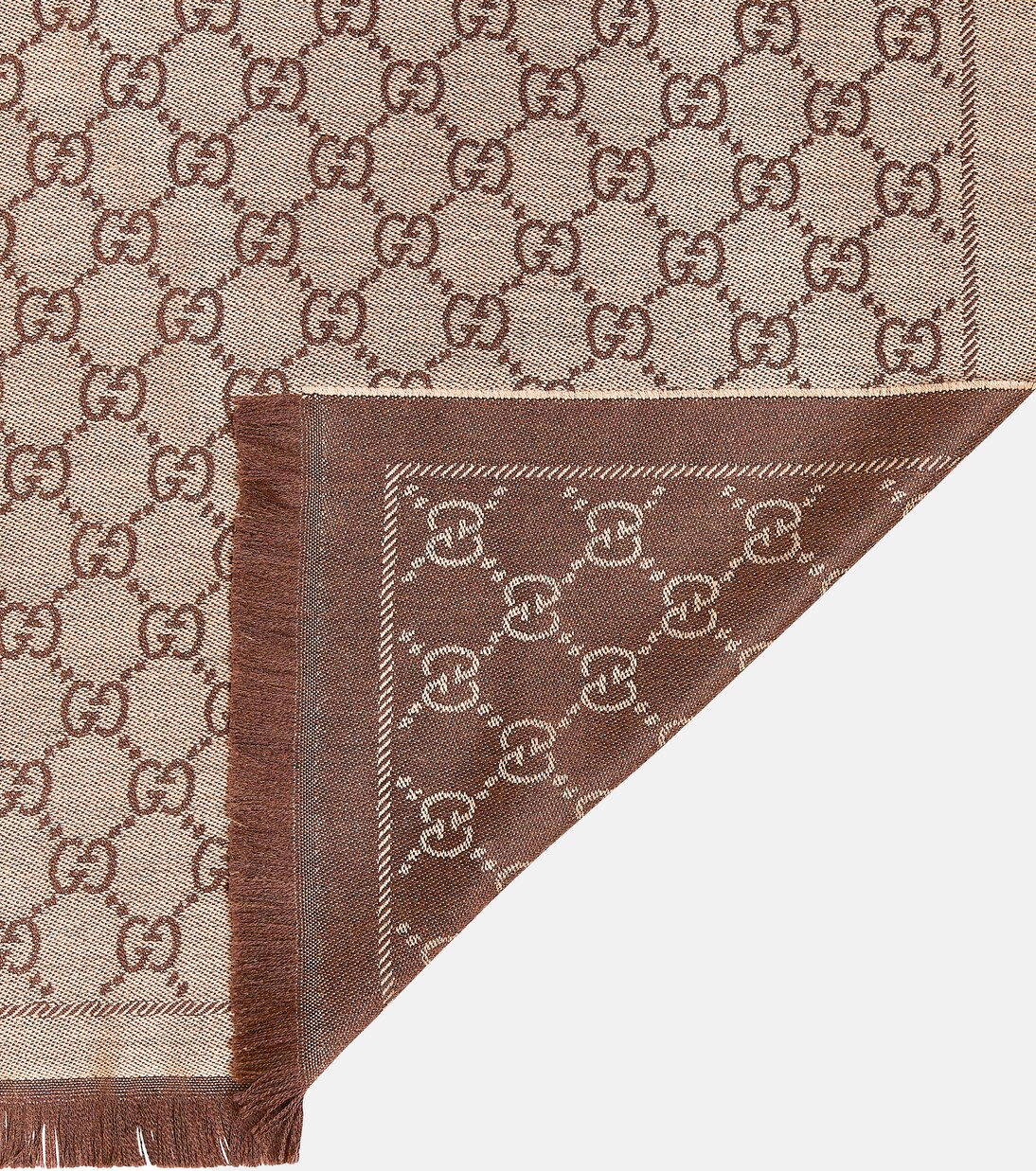 Schal GG aus Woll-Jacquard | Gucci
