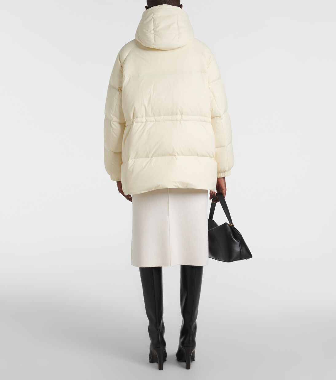 Daunenjacke mit Shearling | Yves Salomon