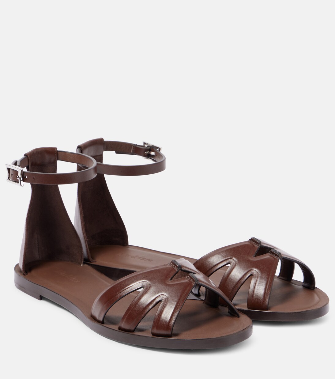 Sandalen Doublefla aus Leder | Max Mara