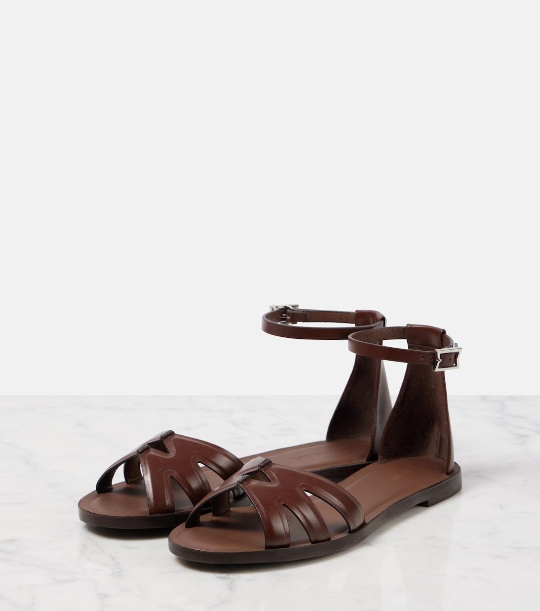 Sandalen Doublefla aus Leder | Max Mara