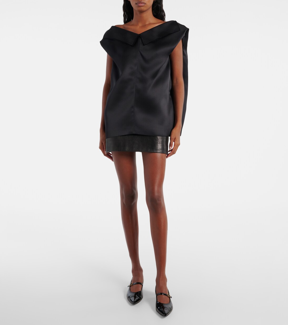 Off-Shoulder-Top Selly aus Seide | Khaite