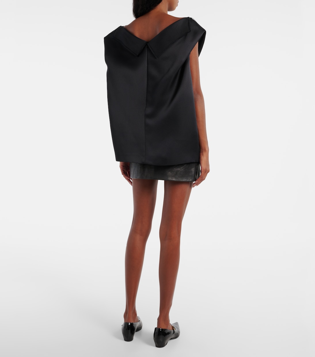 Off-Shoulder-Top Selly aus Seide | Khaite