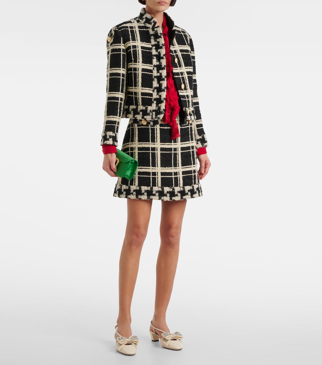 Escarpins slingback Bowow 45 à ornements | Valentino Garavani