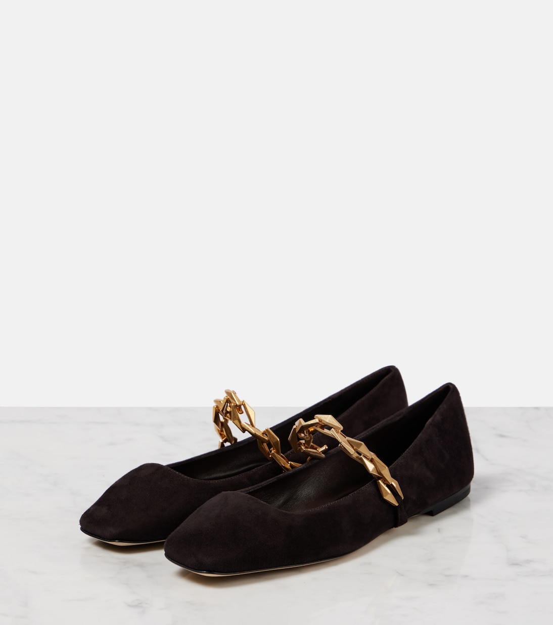 Ballerines Mary Jane Diamond Tilda en daim | Jimmy Choo
