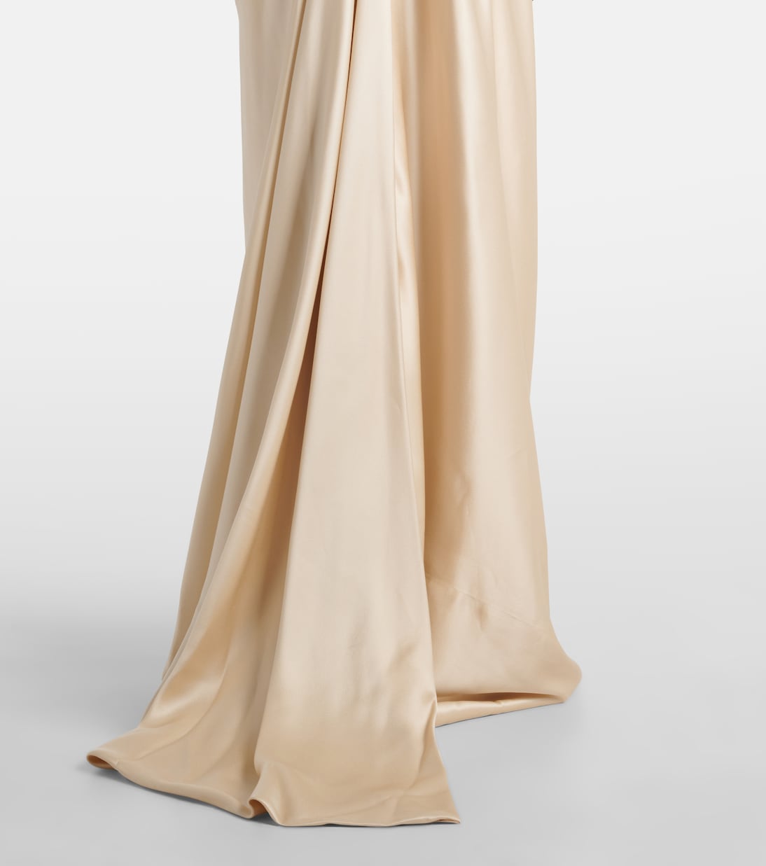 Galaxy draped crêpe satin bustier gown | Vivienne Westwood