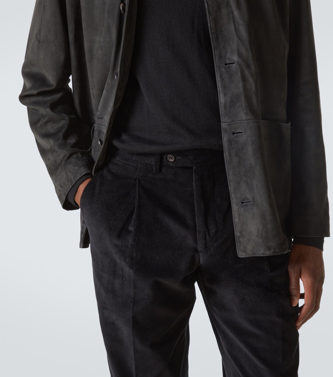 Gerade Hose Amo aus Baumwoll-Cord | Saman Amel