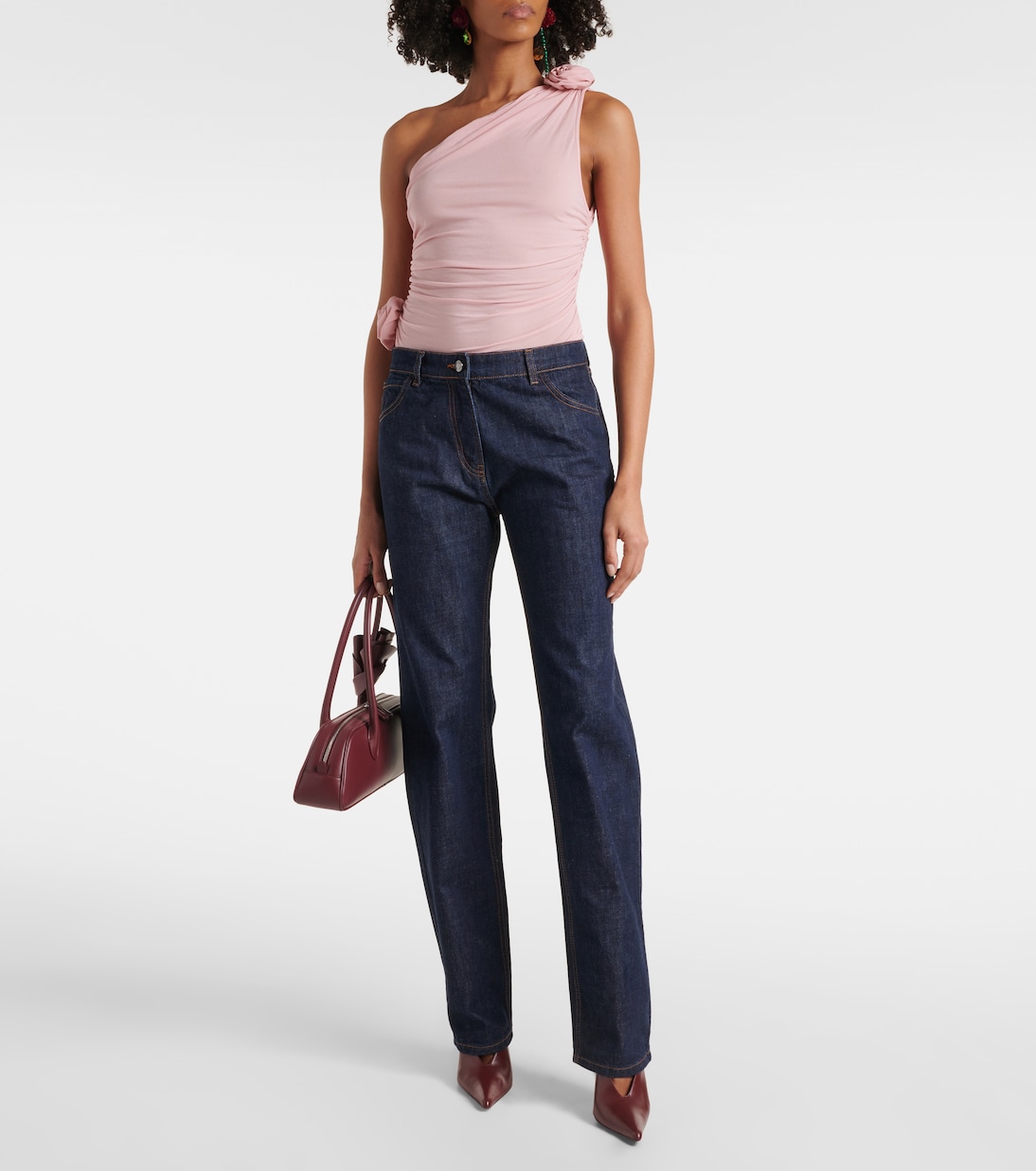 Top monospalla in misto seta | Magda Butrym