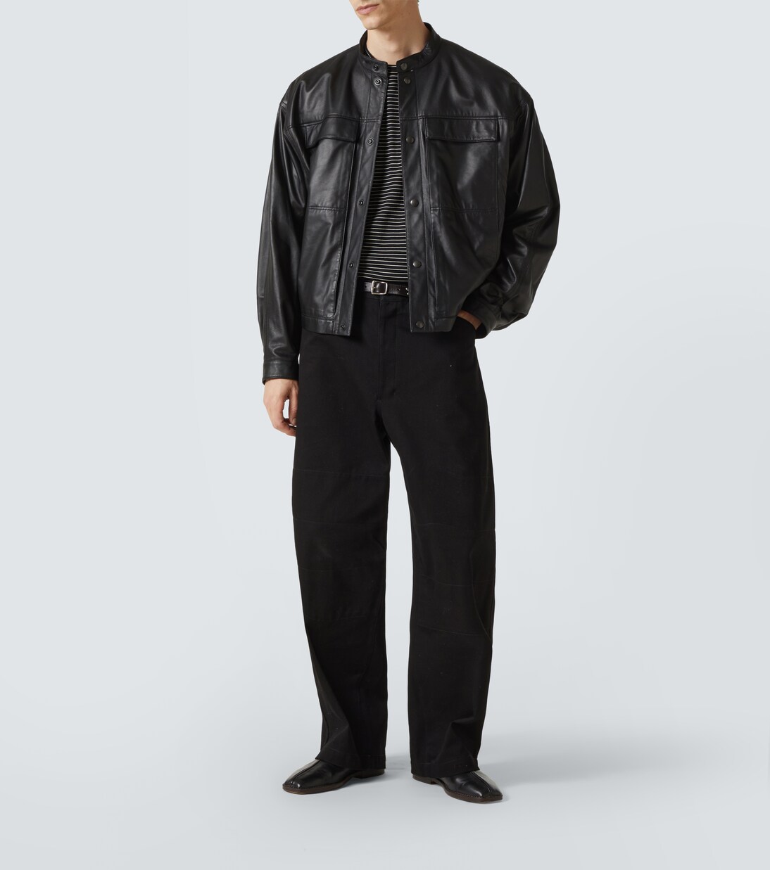 Leather blouson | Lemaire