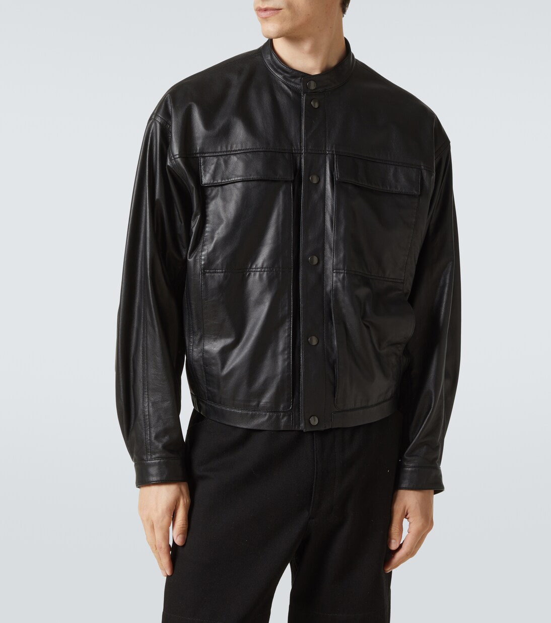 Leather blouson | Lemaire