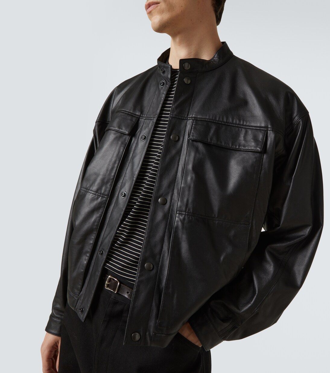 Leather blouson | Lemaire