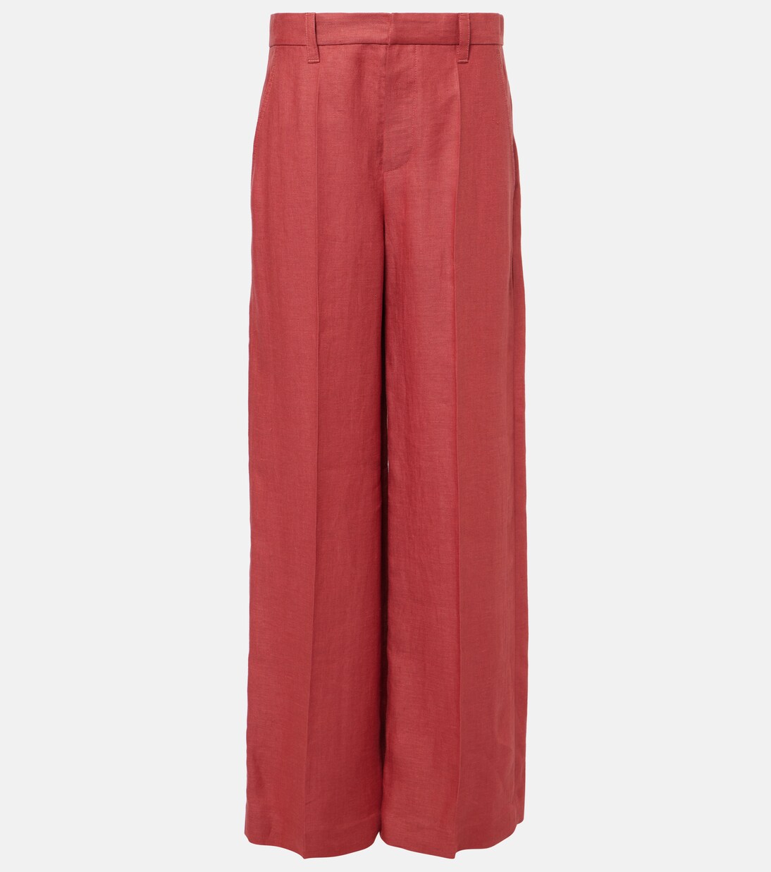 Pantalones anchos de cáñamo y lino | Brunello Cucinelli