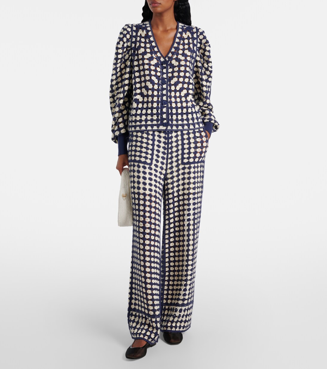 Pantalon ample en coton mélangé | Farm Rio