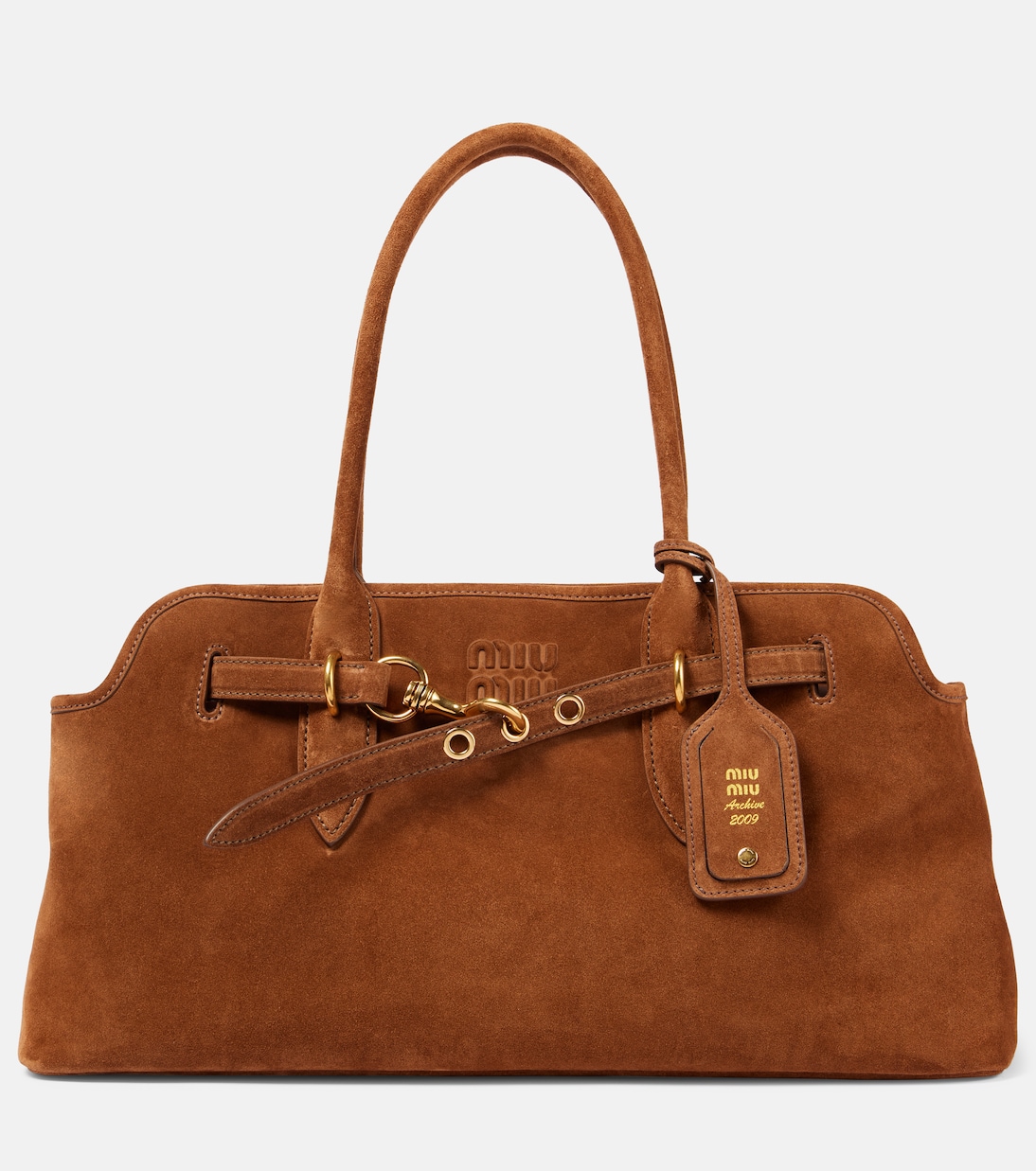 Aventure suede shoulder bag | Miu Miu