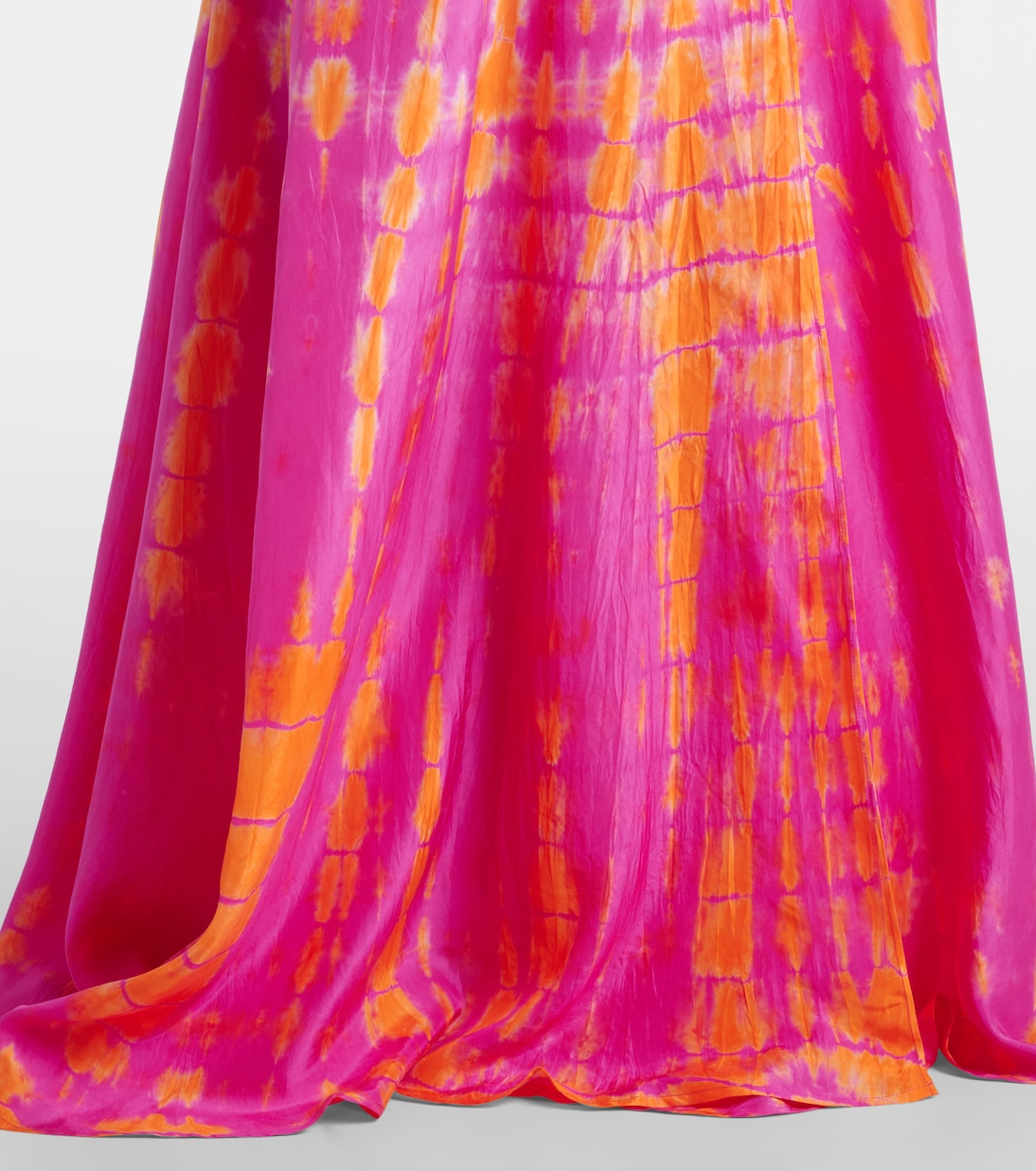 Falda envolvente de seda tie-dye | Anna Kosturova