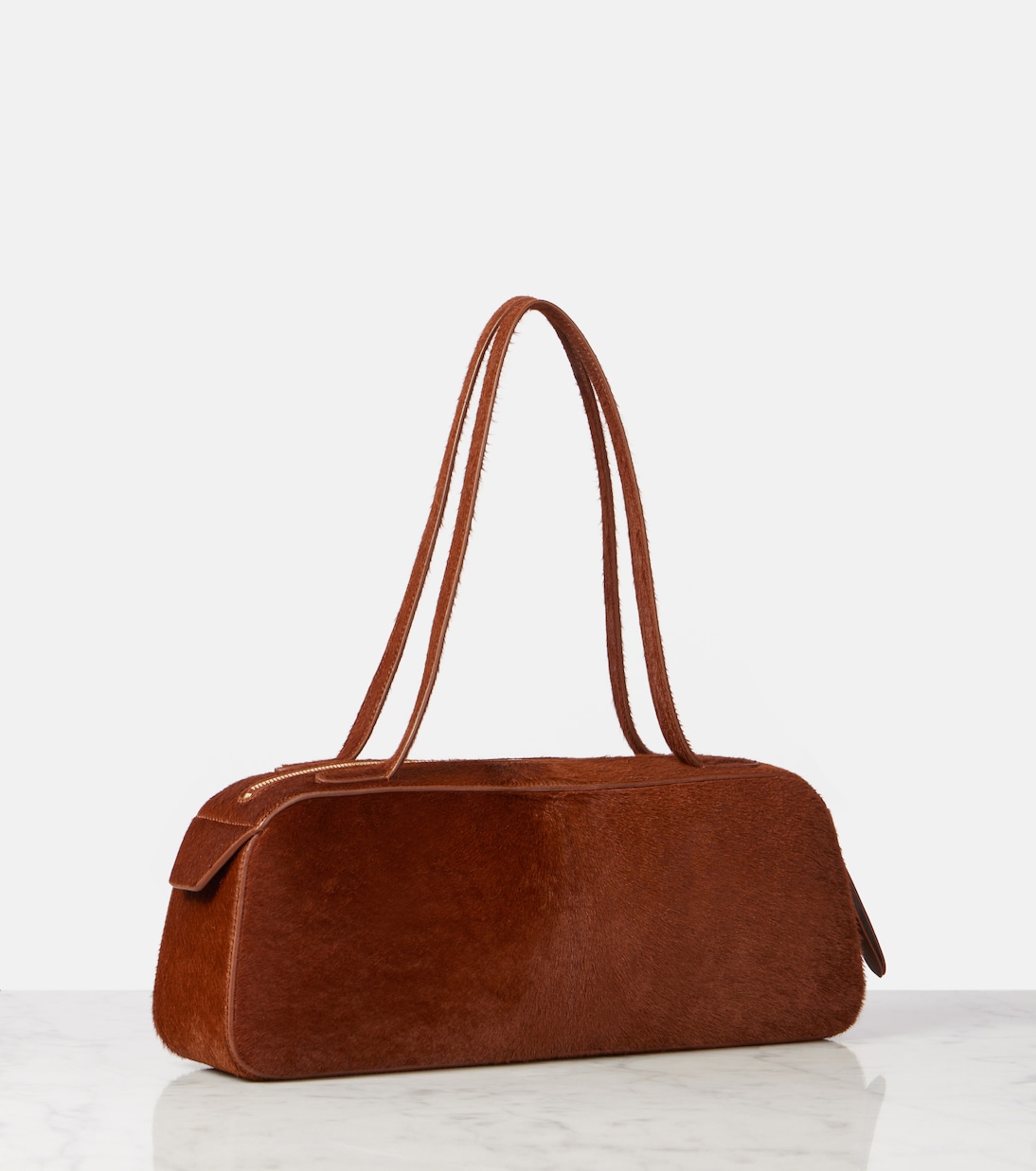 Sac Simona Small en cuir façon poulain | Khaite