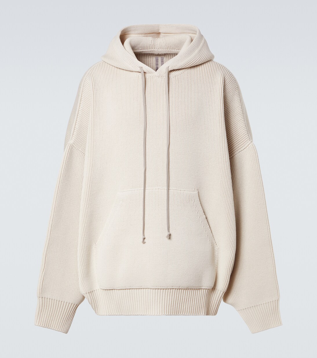 Sudadera acanalada Hun de lana virgen | Rick Owens