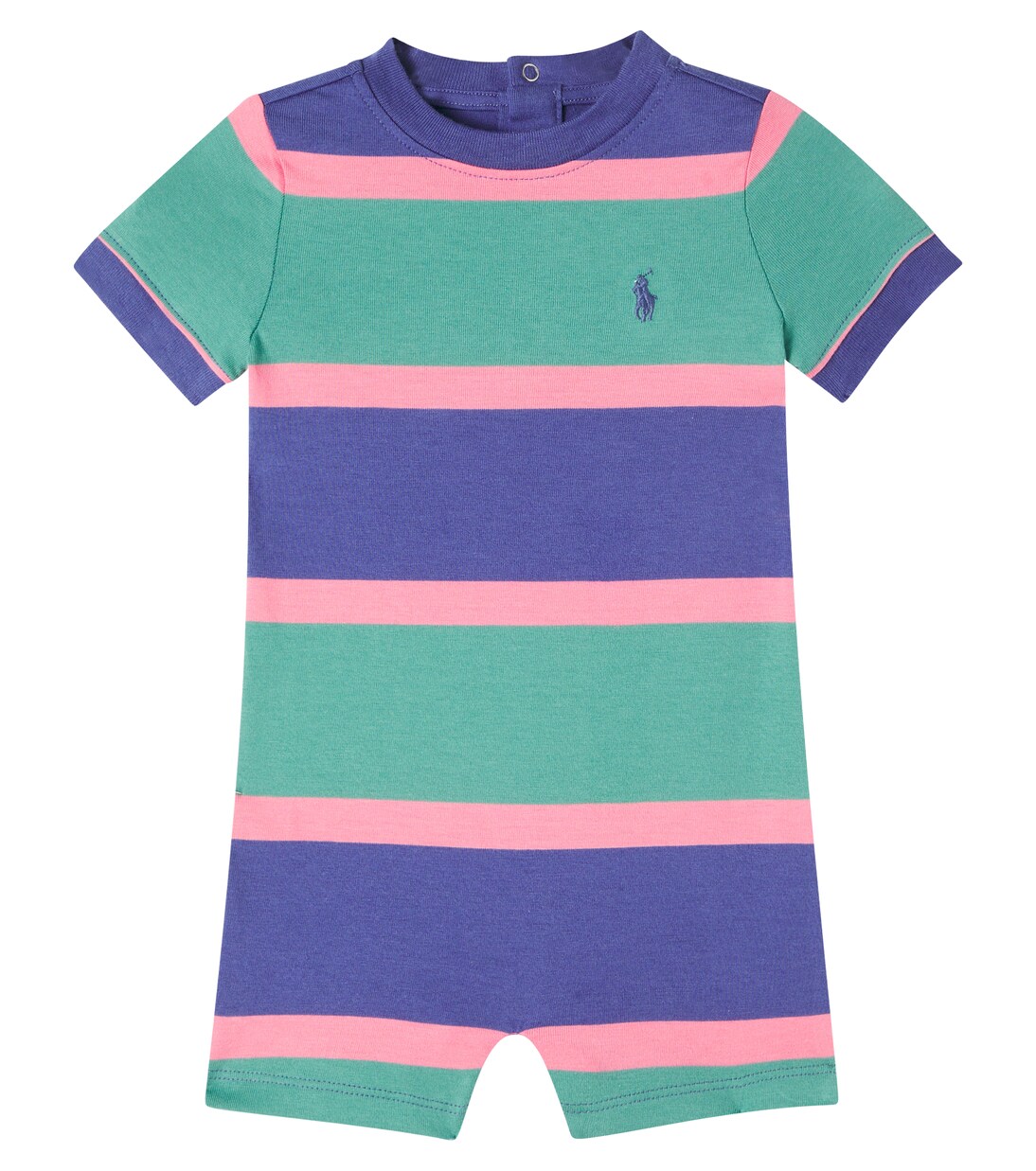 Baby striped cotton playsuit | Polo Ralph Lauren Kids