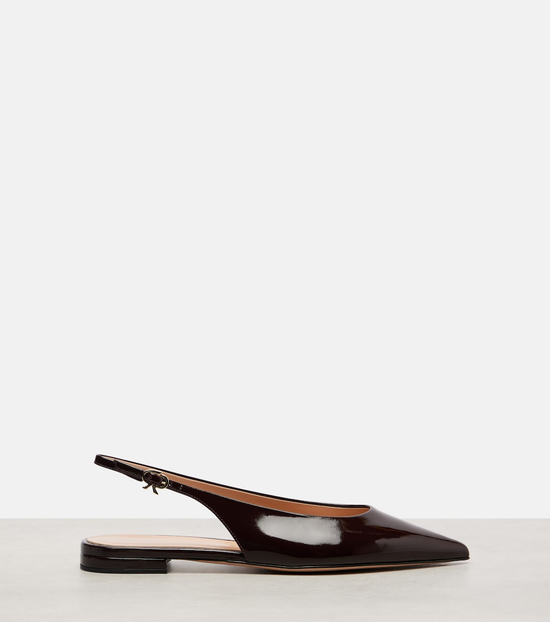 Robbie leather slingback flats | Gianvito Rossi