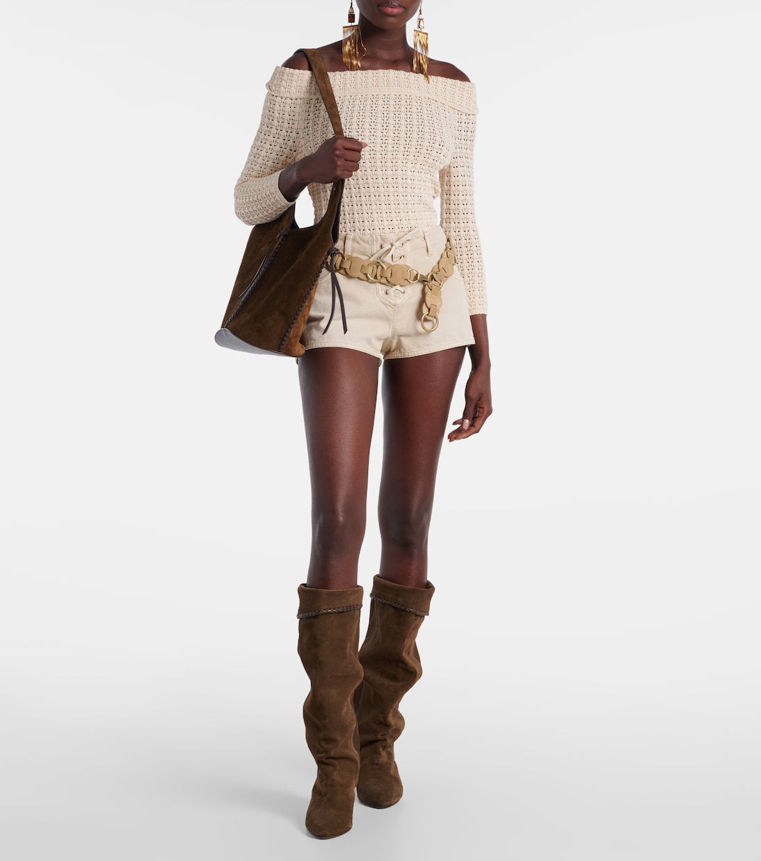 Stiefel Elita aus Veloursleder | Isabel Marant