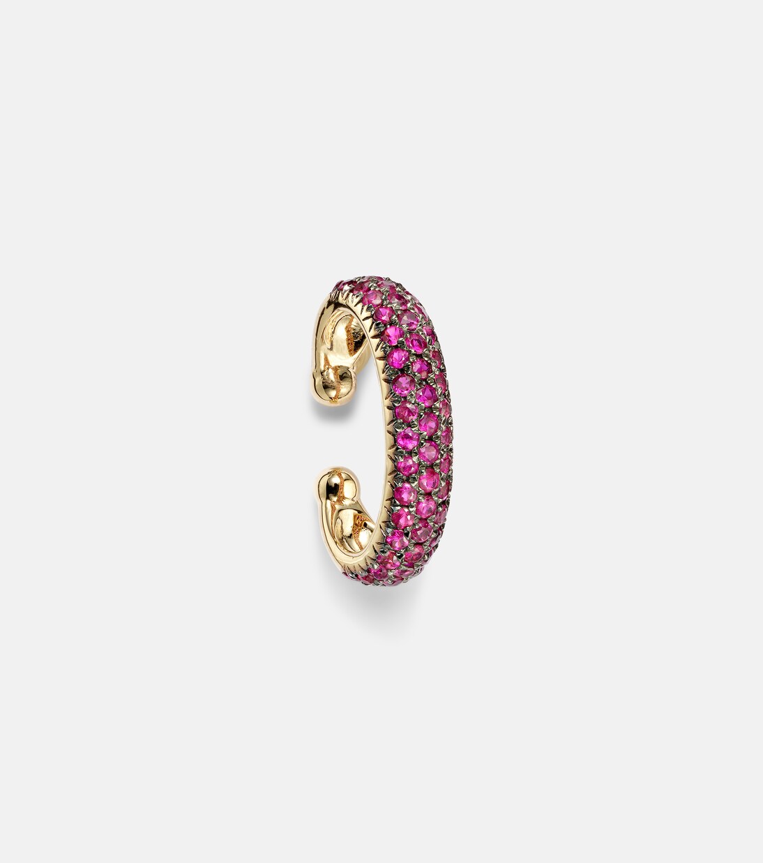 Boucle d'oreille Jumbo en or 18 ct et rubis | Shay Jewelry