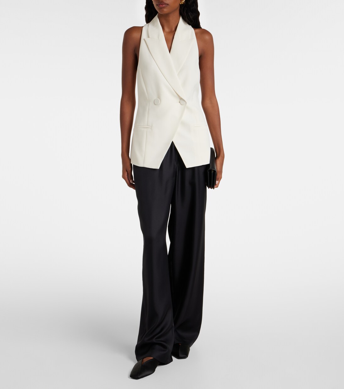 Crêpe vest | The Sei