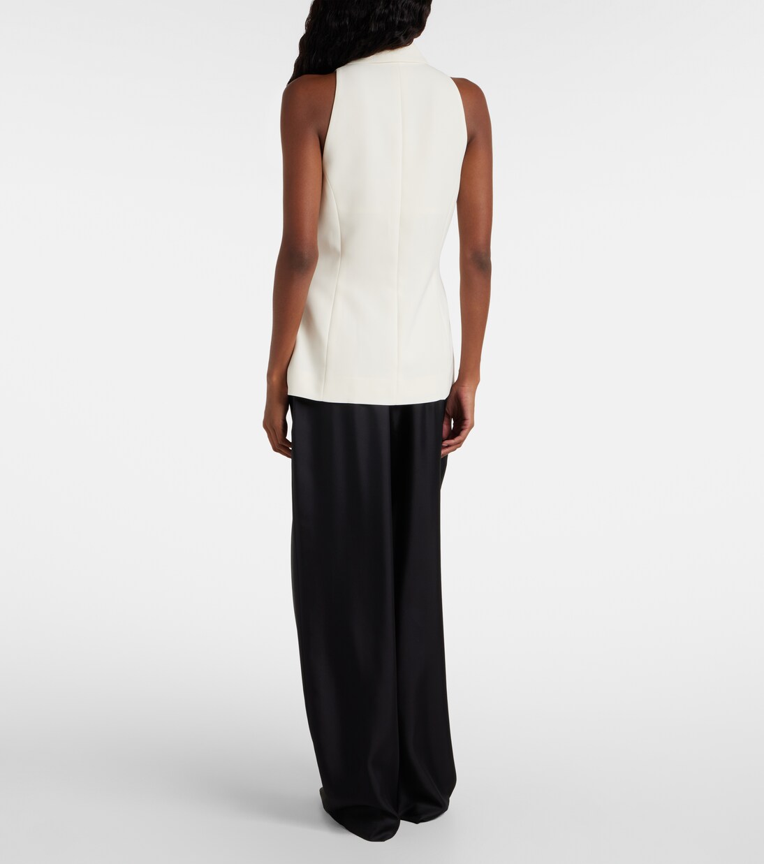 Crêpe vest | The Sei