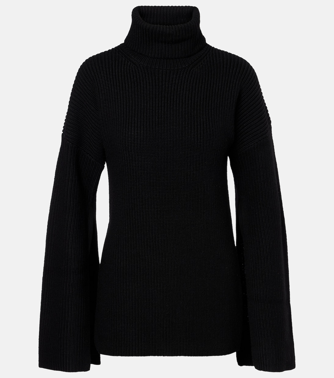 Ribbed-knit wool turtleneck sweater | Toteme