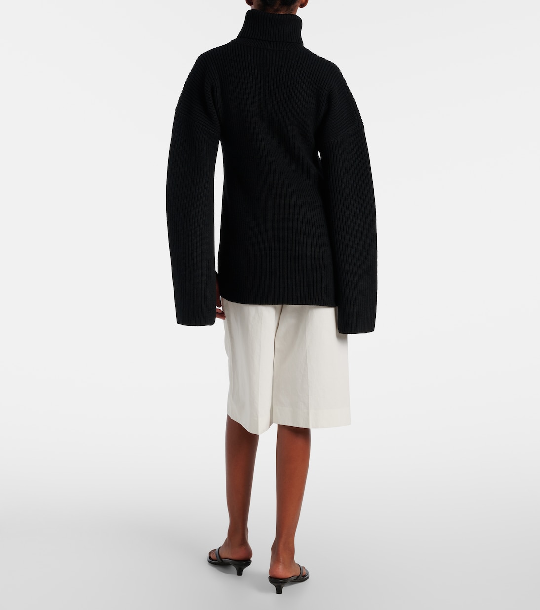 Ribbed-knit wool turtleneck sweater | Toteme