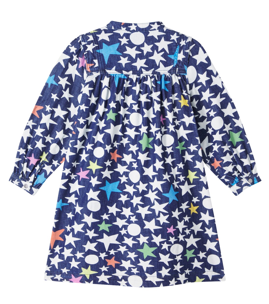 Bedrucktes Kleid aus Denim | Stella McCartney Kids