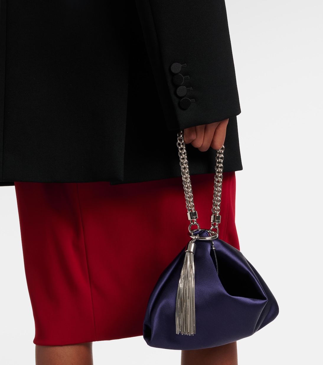 Pochette Callie Small en satin | Jimmy Choo
