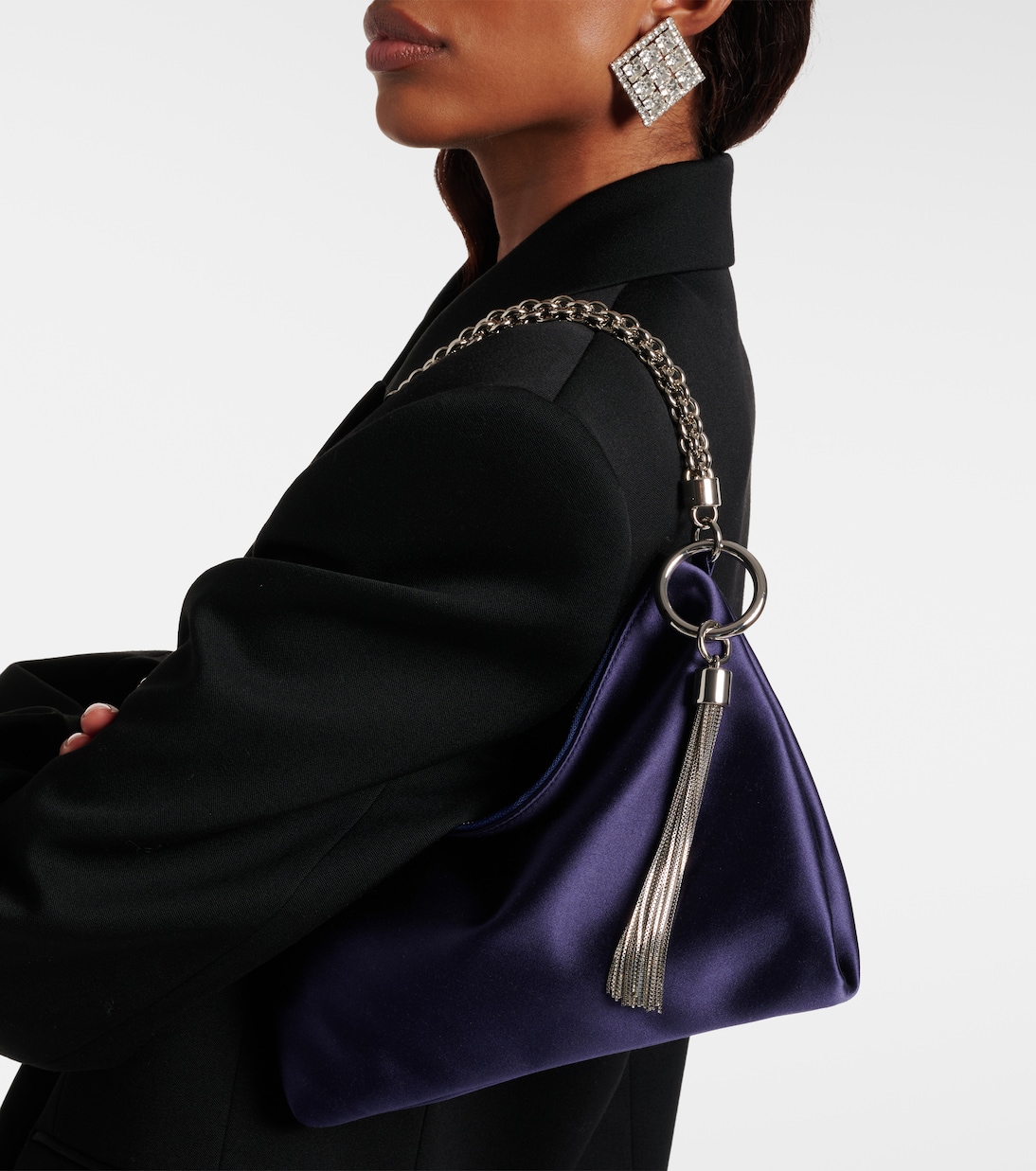 Pochette Callie Small en satin | Jimmy Choo