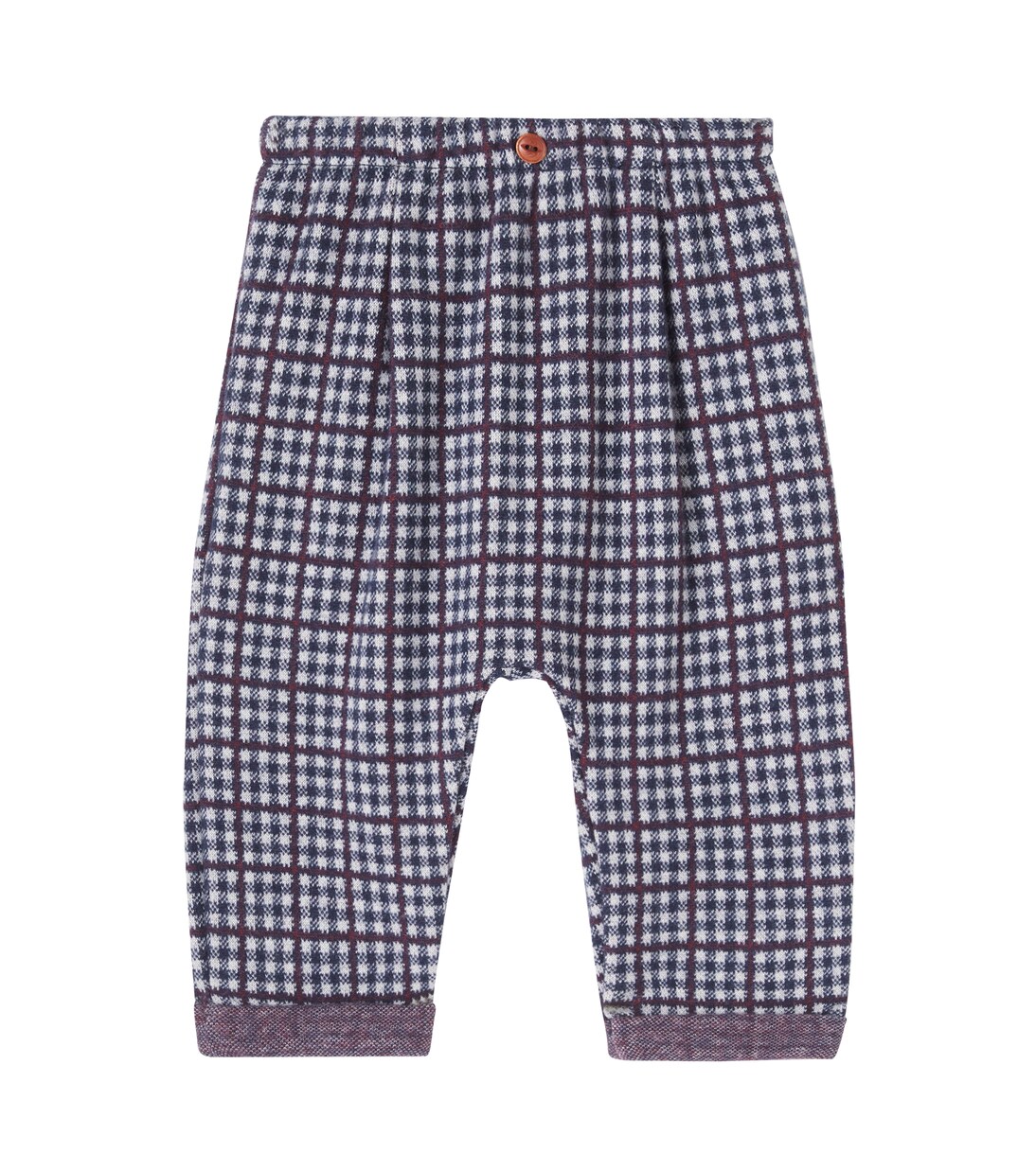 Baby Simon checked cotton-blend pants | 1 + in the Family