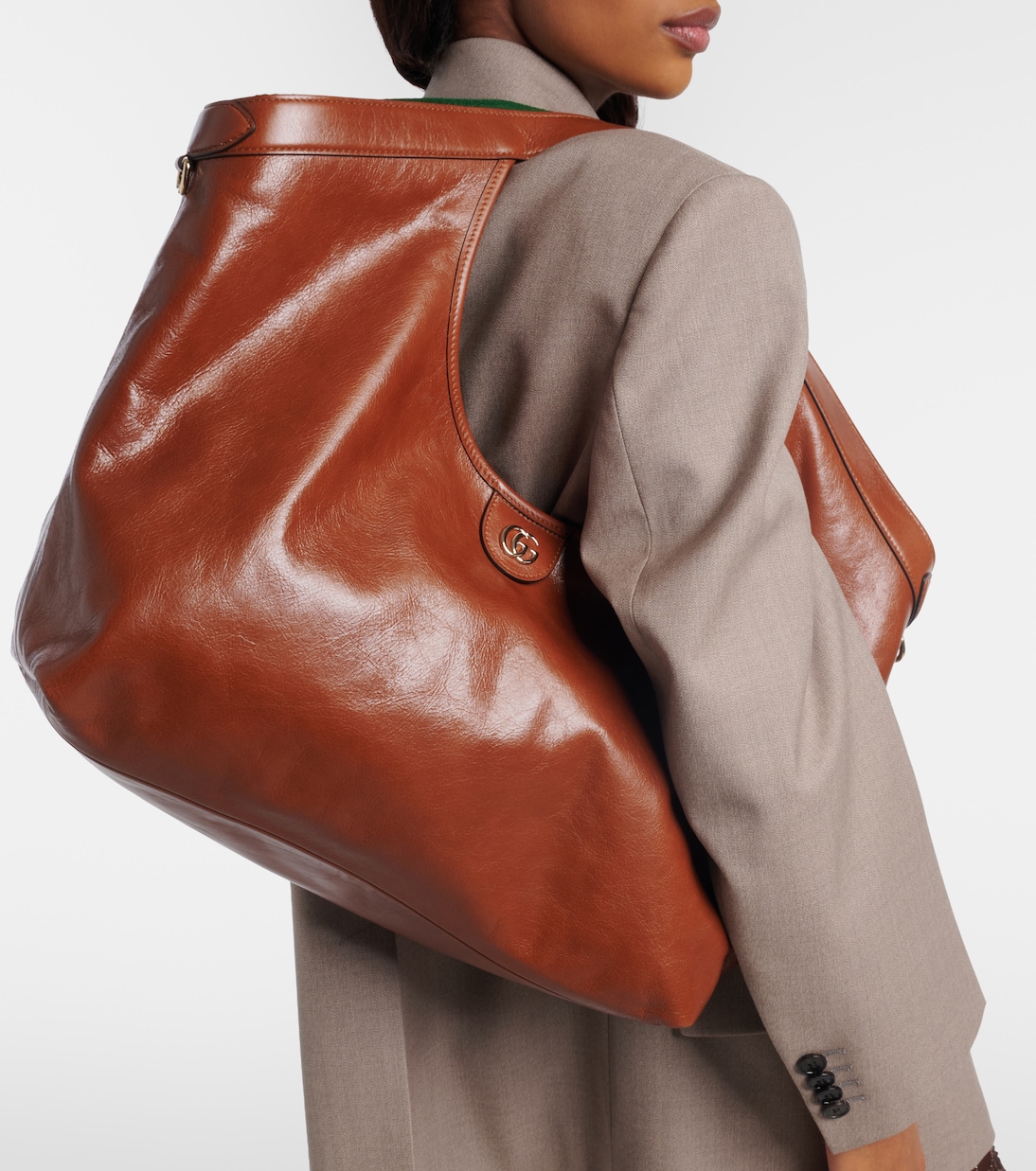 Tote Bag Gucci Giglio Large aus Leder | Gucci