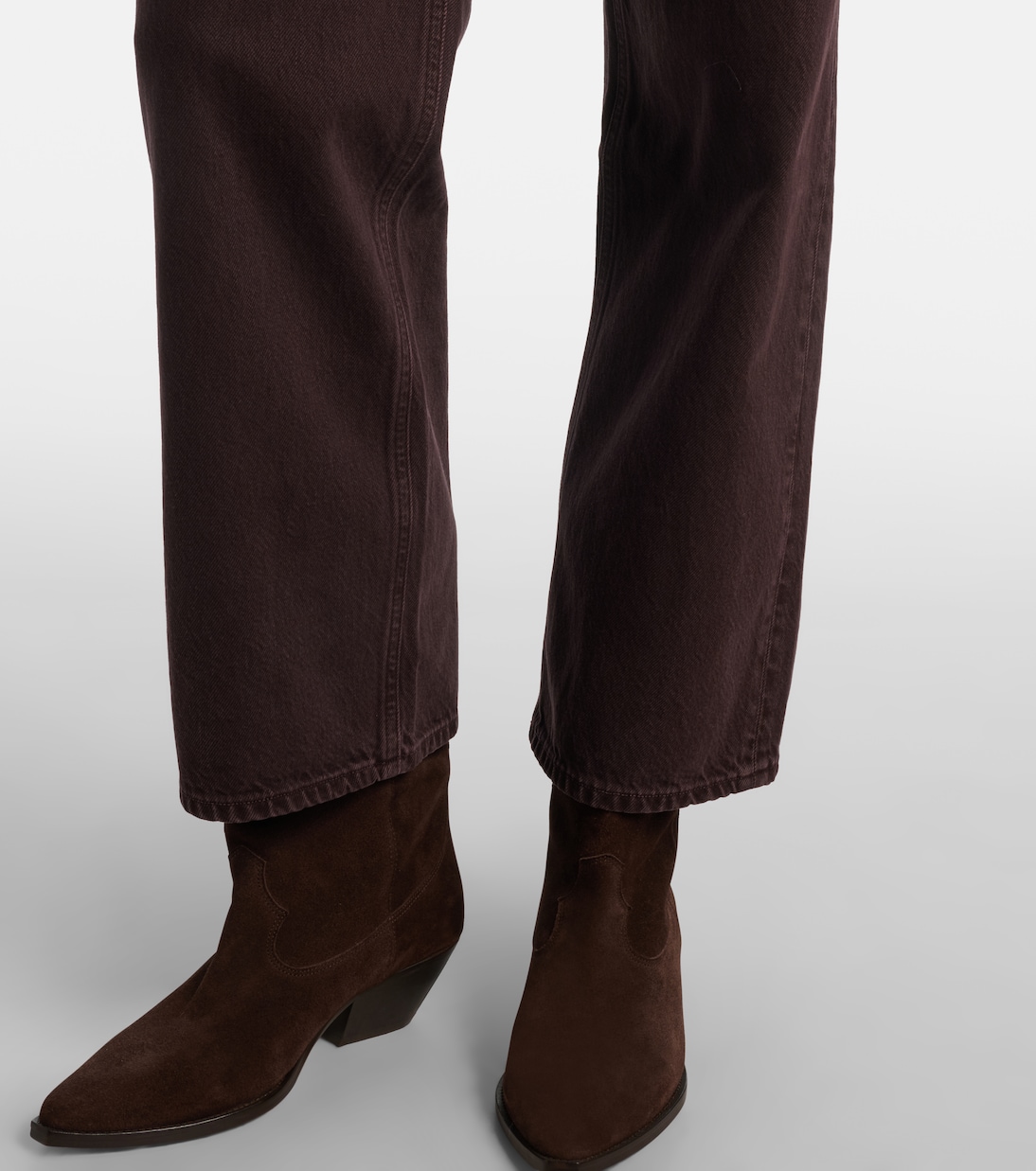 Ren high-rise wide-leg jeans | Agolde