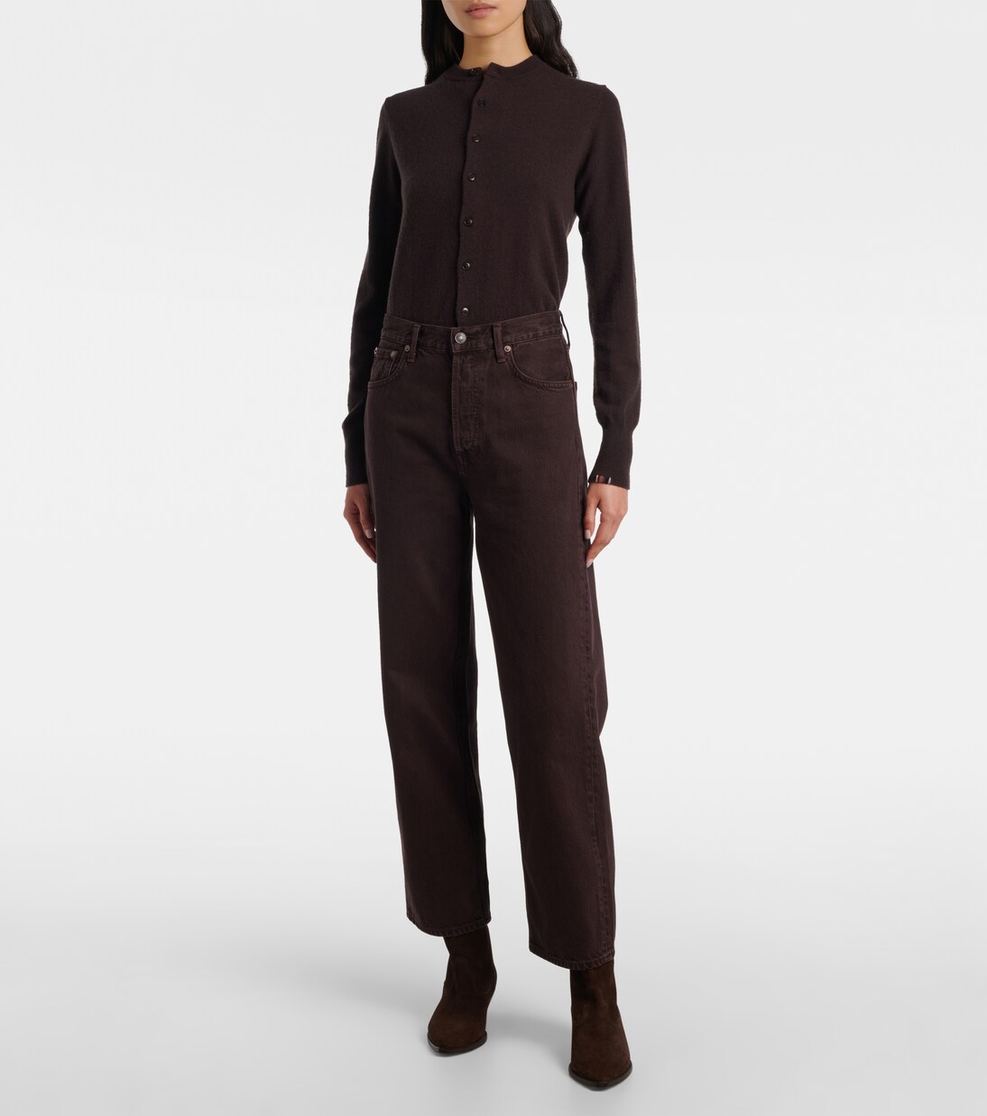 Ren high-rise wide-leg jeans | Agolde