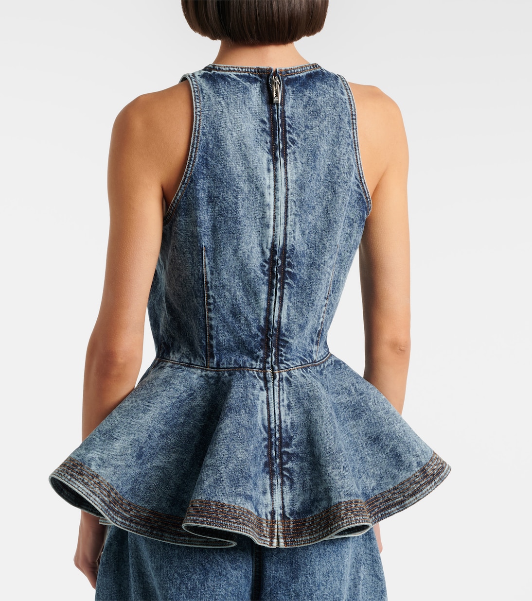 Top aus Denim | Alaïa