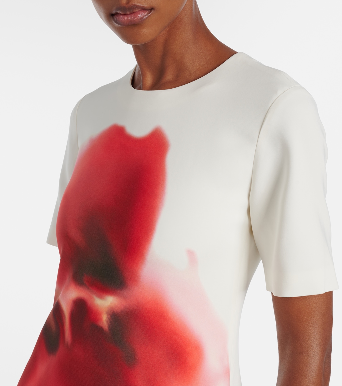 Robe longue à fleurs | Monique Lhuillier