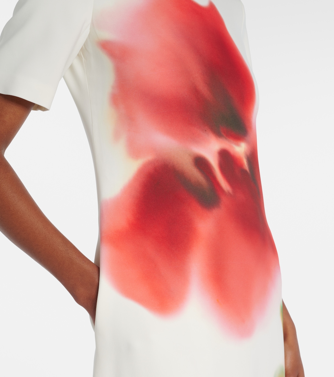 Robe longue à fleurs | Monique Lhuillier