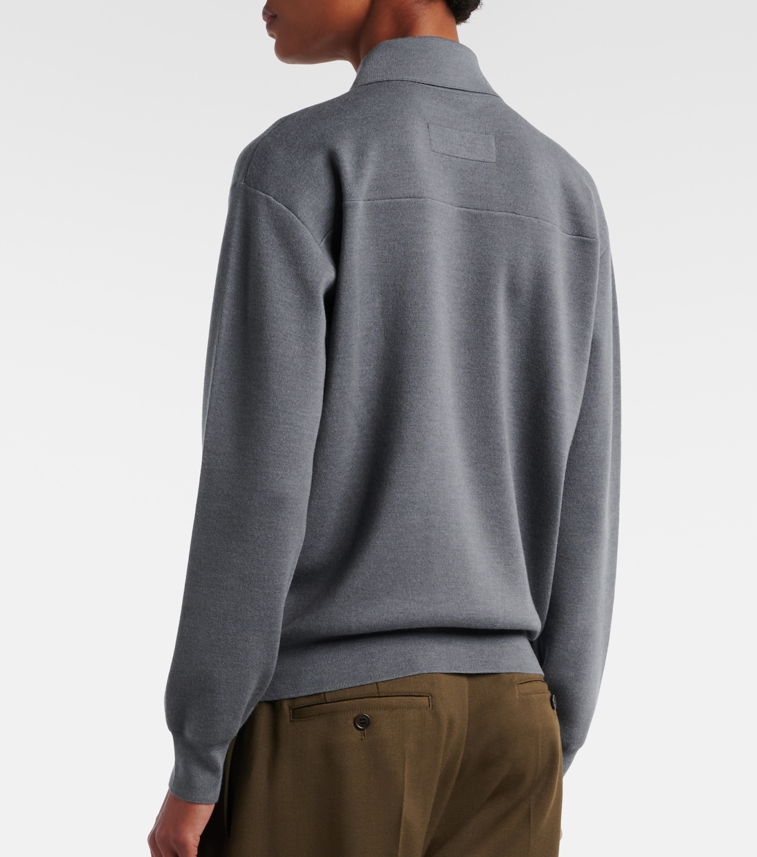Wool polo sweater | Phoebe Philo