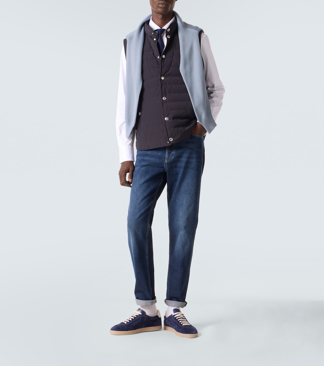 Hemd aus Baumwollpopeline | Brunello Cucinelli