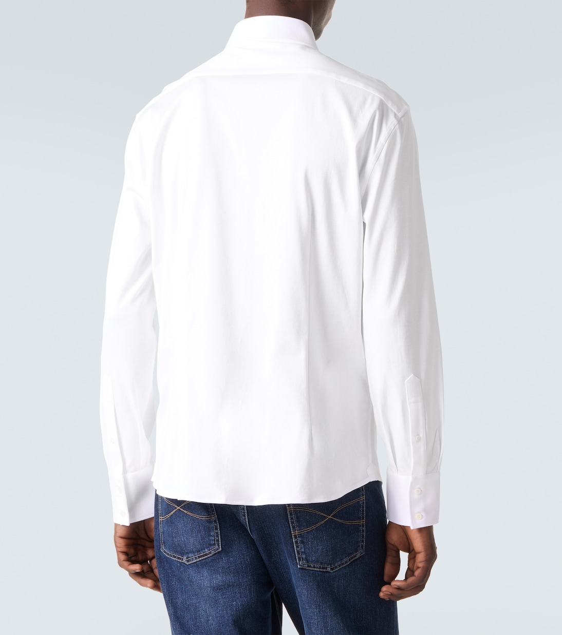 Hemd aus Baumwollpopeline | Brunello Cucinelli