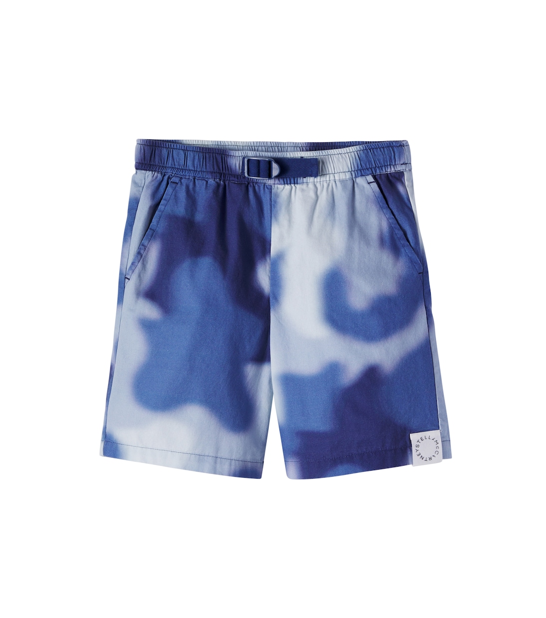 Bedruckte Shorts aus Baumwollpopeline | Stella McCartney Kids