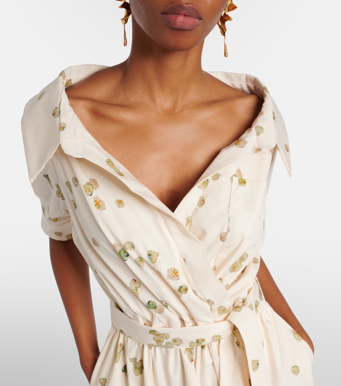 Wickelkleid Lydia aus einem Baumwollgemisch | Altuzarra