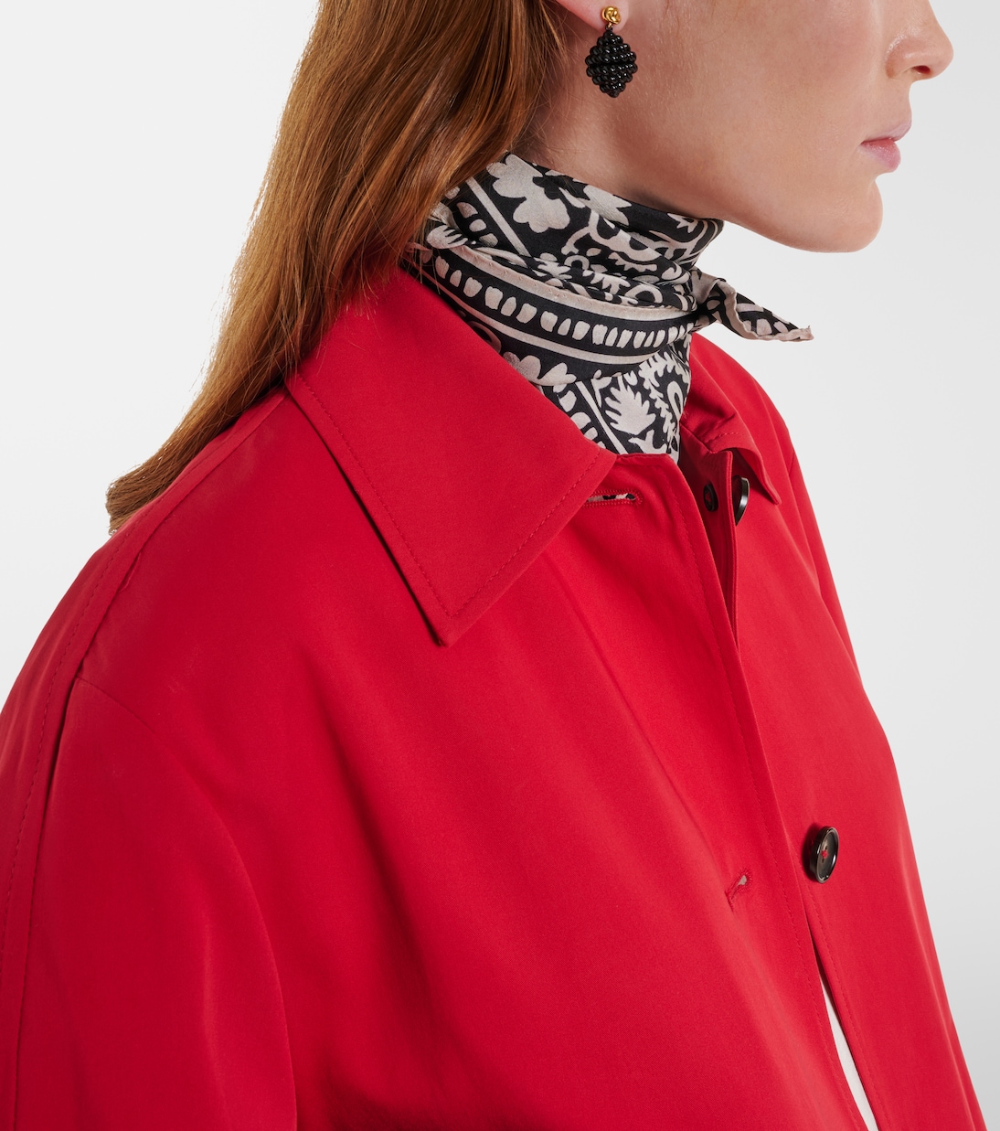 Floral silk scarf | Toteme